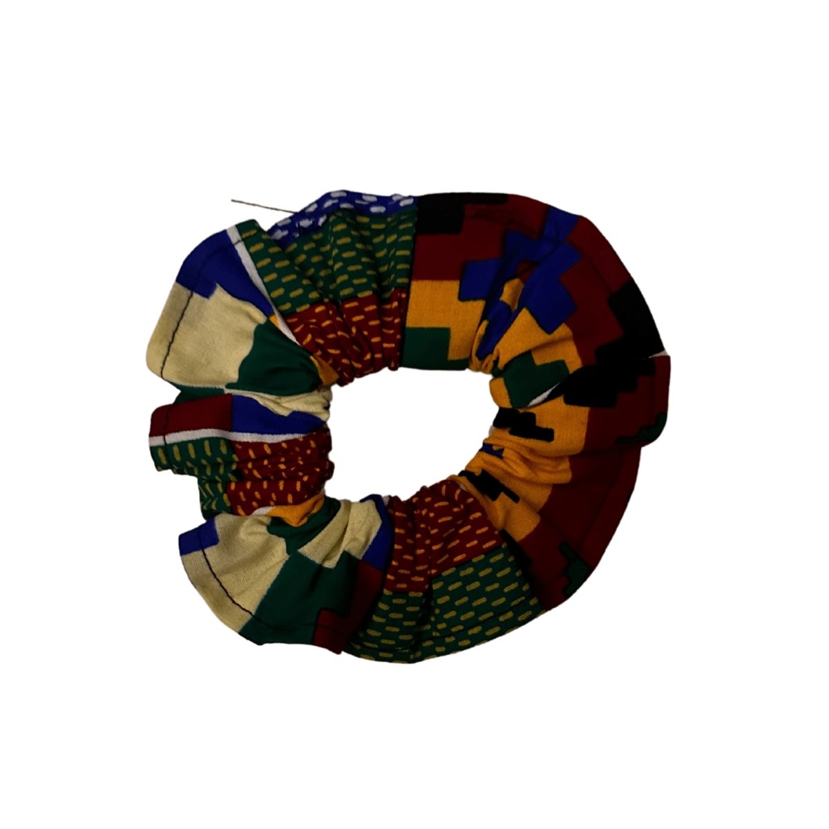 African Print Hair Scrunchie Patterns 4-7 - Pearl Africa