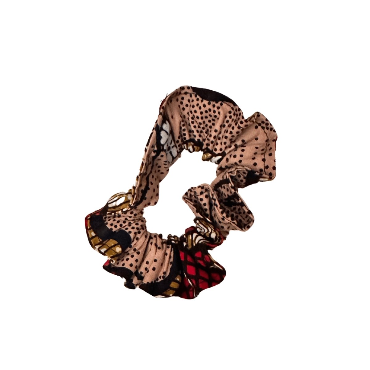 African Print Hair Scrunchie Patterns 4-7 - Pearl Africa